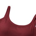 thumbnail image 6 of XUNKUSGA Women Tank Tops with Built In Bra Square Neck Ribbed Basic Cami Shirts Bodycon High-Low Hem Camisole Tops Work Out Summer Outfits S-XL, 6 of 8