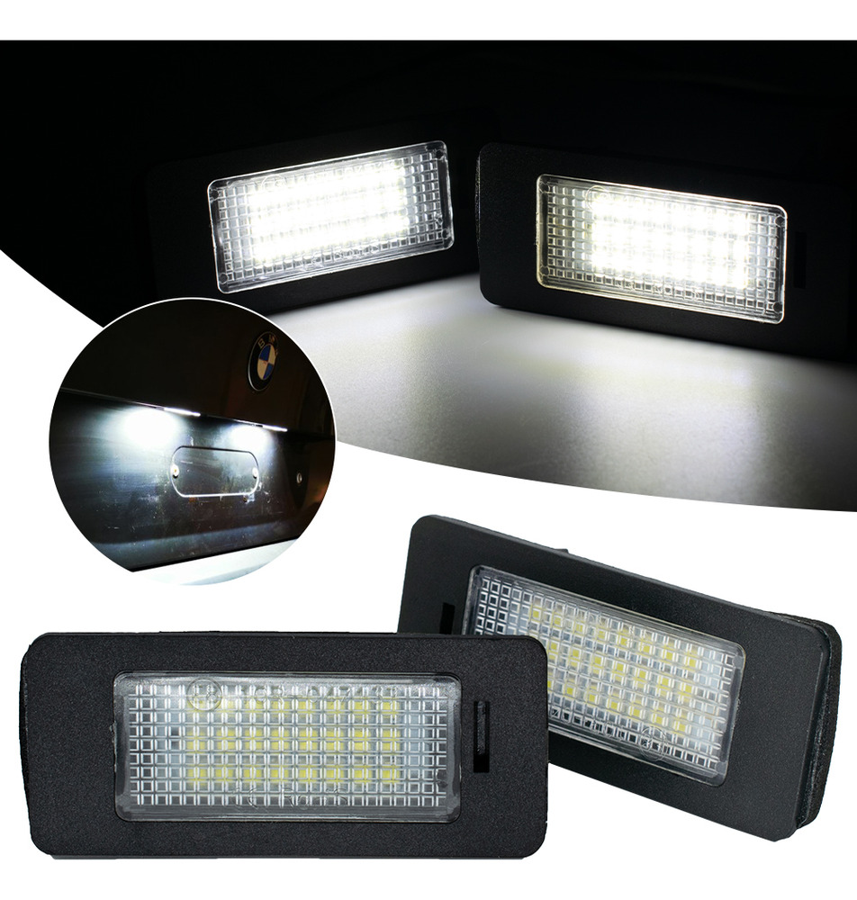 Applicable to 2 License Plate Lights for BMW E60 E90 F30 E92 3/4/5 Series