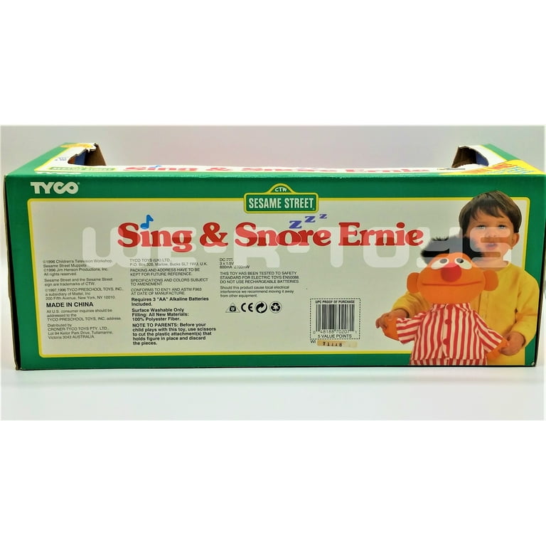Sesame Street Sing & Snore Ernie - Walmart.com