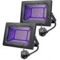 thumbnail image 1 of [2 Pieces] Led Black Light Spotlight, Lunsy Uv Floodlight 30 W Black Light Lamp Party Light, Ip66 Waterproof Fluorescence Black Light With 150 Leds Uv, 1 of 5