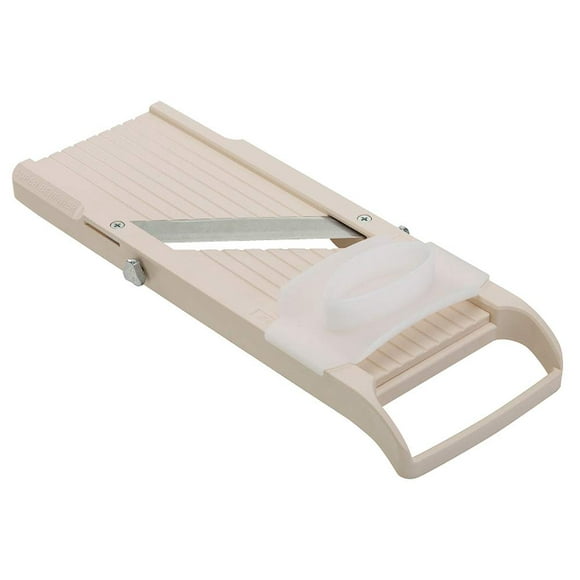 Cortadora de mandolinas Benriner Super Standard con 4 cuchillas, color almendra