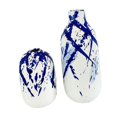 thumbnail image 2 of 2 piezas de jarrón de azul y , jarrón azul, jarrón de botella Oriental, adorno de escritorio, jarrón Chinoiserie para fiesta y sala de, 2 of 10