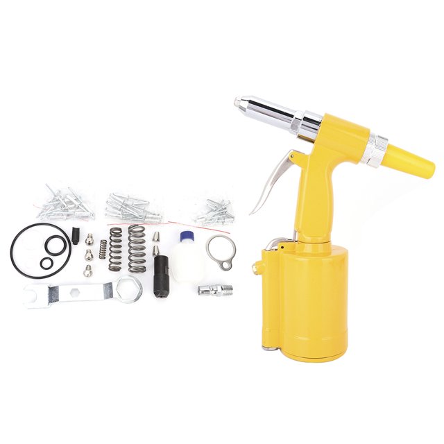 0.09/0.13/0.16/0.19in Pneumatic Rivet Gun Riveter Riveting Tool Kit Japanese Style