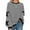 Black, variant on dGslk Women’s Long Sleeve Striped Crewneck Pullover Sweatshirt with Star Patchwork Loose Fit Casual Top for Daily Wear Black L