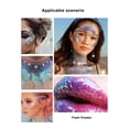 thumbnail image 4 of Color Changing Body Glitter Gel, Multiple Applications 50ml Adhesive for Face Eyes Lips Nail Art with Easy Cleaning, 4 of 7