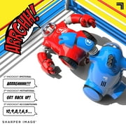 Sharper Image® Toy RC Robo Rivals Remote Control Robot Fighting Set with 2-Player Combat with Power Fists, 4-pieces, Blue And Red, Age 6+