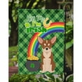 thumbnail image 3 of Carolines Treasures WDK4791GF 15.5 x 11.25 in. Red & White Chihuahua Saint Patricks Day Flag - Garden Size, 3 of 3