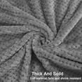 thumbnail image 5 of PiccoCasa 59"x78" Throw Blanket Flannel Fleece Soft Blanket,  Gray, 5 of 7