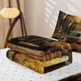 thumbnail image 5 of catabedysis Autumn Camper Zipper Twin Comforter Sets with Fitted Sheet and 2 Pillowcases,Wild Animal Bear Zipper Bedding Set For Boys,Multicolor,Reversible,4 Pieces, 5 of 7