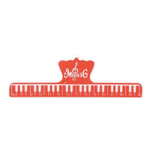 Soporte para partituras de piano y violín de ABS negro con doble clip, agarre firme y ligero, ideal para músicos en sus ensayos y actuaciones
