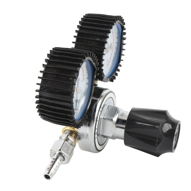Regulador De CO2, Regulador De CO2 De Doble Etapa De Respuesta Rápida Fácil De Leer 2 Calibres G5/8in-14 Salida 15m/h Para La Presión De Trabajo Del