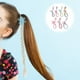 thumbnail image 3 of Extensiones de cabello trenzadas coloridas chicas 7pcs con toques de fiesta de goma de goma, 3 of 6