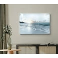 thumbnail image 2 of wall26 Canvas Print Wall Art Washed Out Gray Sunset Beach Shoreline Nature Wilderness Photography Modern Art Rustic Scenic Colorful Multicolor for Living Room, Bedroom, Office - 24"x36", 2 of 5