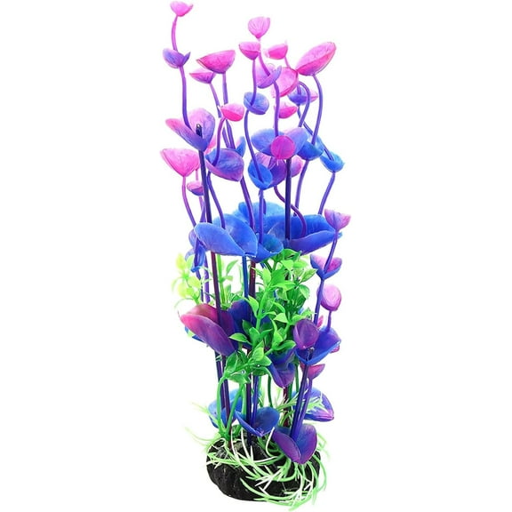 Aquarium Decoration,Plastic Plant Decoration for Aquarium Landscaping, 8.3Inch