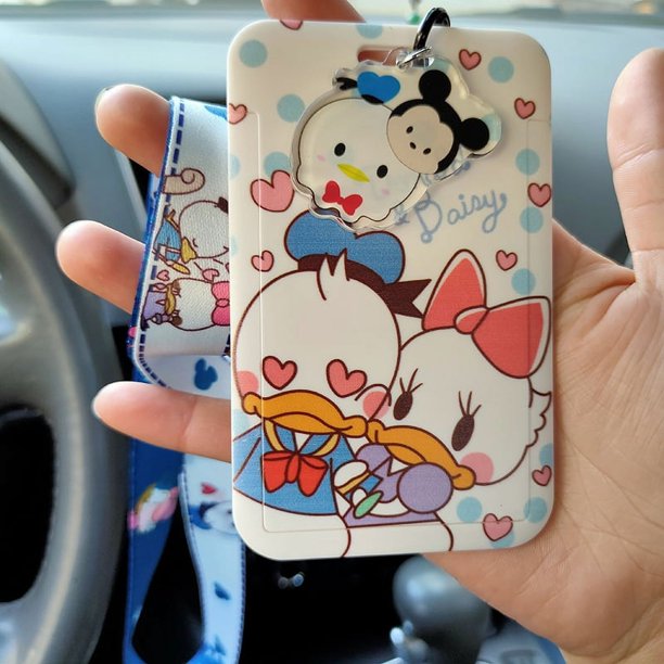 Portatarjetas con melodía de gatito de dibujos animados, accesorios de identificación para estudiantes, regalo para niños, accesorios para portatarjetas de alta calidad