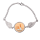 thumbnail image 1 of Logo apaga cigarrillos Pulsera pulsera pulsera alas de ángel pulsera, 1 of 3