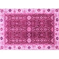 thumbnail image 1 of Ahgly Company Indoor Rectangle Oriental Pink Modern Area Rugs, 8' x 12', 1 of 4