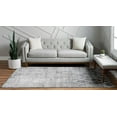 thumbnail image 4 of Rugs.com Lattice Trellis Collection Rug – 8' x 10' Gray Low-Pile Rug Perfect For Living Rooms, Large Dining Rooms, Open Floorplans, 4 of 9