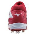 thumbnail image 2 of Mizuno 9-Spike Swift 4 Women's Softball Cleat, Size 9.5, Red-White (1000), 2 of 4