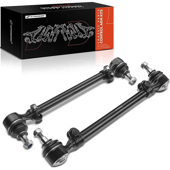 A-Premium Front Side Steering Tie Rod Ends Compatible with BMW 524td 525i 528e 530i 533i 535i 535is 540i 735i 735iL 740i 740iL 750iL 633CSi 2-PC Set
