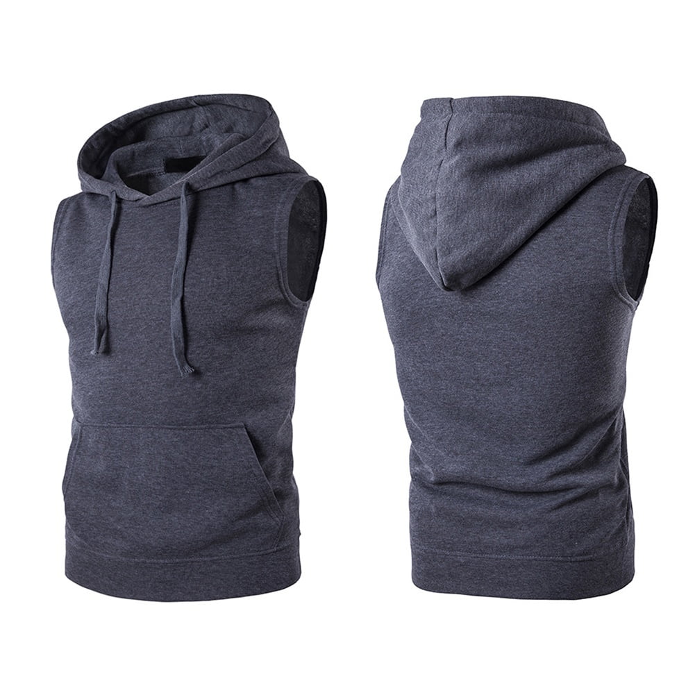 Gilet sans manche homme capuche hot sale