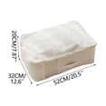 thumbnail image 4 of Storage Bags for Clothes with Clear Window Medium Large Foldable Clothes Storage Organizers with Handles for Closet Under Bed Moving by PALIFEUR, 4 of 10