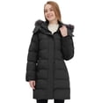 thumbnail image 3 of Wantdo Women's Warm Puffer Jacket Windproof Winter Jackets Long Parka Charcoal S, 3 of 10