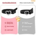 thumbnail image 5 of WHIPPY Girls Belts Kids Leather Waist Belts for Jeans Dresses, 5 of 7