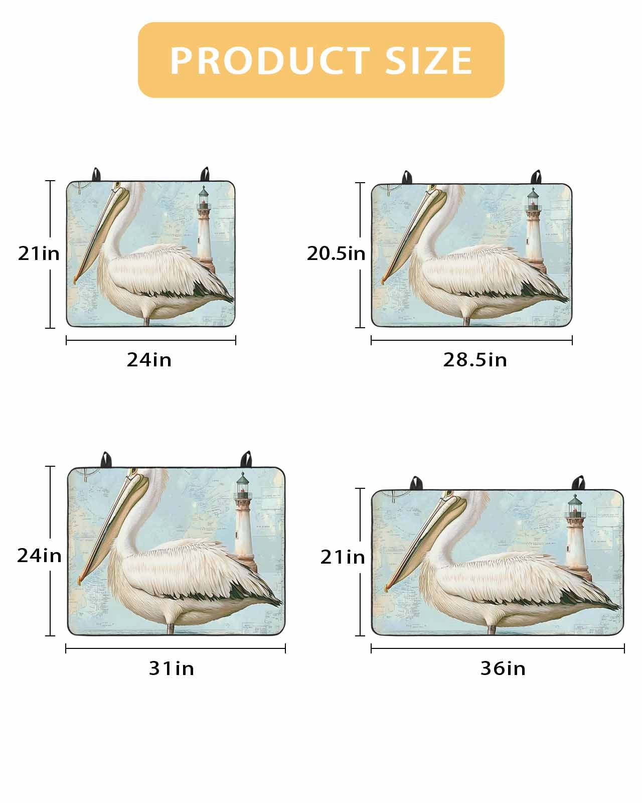 nqOlkjepod Large Induction Cooktop Protector Mat 36"x21", Vintage Nautical Coastal Stove Top Covers for Electric Stove, Summer Bird Ocean Wave Stove Burner Cover Mats, Glass Top Stove Cover
