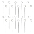 thumbnail image 4 of 20pcs Brochetas de acero inoxidable Bargadrones Bargadoras de carne Cocina Barbacovia Barbeyas Barbacoa reutilizable palitos, 4 of 7