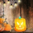 thumbnail image 5 of Halloween Pumpkin Electronic Candle Decoration Prop Portable Candlestick Night Light Festival Atmosphere Ornament, 5 of 7