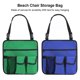 thumbnail image 4 of Yuarrent silla de camping al aire libre reposabrazos bolsa colgante lateral gran capacidad bocadillos artículos diversos suministro de bolsillo para Type2 NO2, 4 of 6