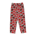 thumbnail image 4 of Naloa Cute Tomato Print Women’s Ultra-Soft Comfy Pajama Lounge Pants with Pockets & Drawstring, 4 of 8