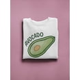 thumbnail image 3 of Half Avocado With Seed Sweatshirt Women -Image by Shutterstock, Female Medium, 3 of 4