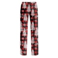thumbnail image 5 of Fabrcox Pajama Pants Women Christmas Soft Snowflake Print Sleep Pants Women Funny Merry Xmas Fall Winter Cozy Wide Leg Womans Lounge Pants, 5 of 5