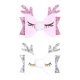 thumbnail image 1 of ZHAOCHENG Pinzas para el pelo con astas brillantes, lazos para el pelo con lentejuelas navideñas, pasadores para niñas y niños, bonitos accesorios para el pelo para fiestas de Navidad, tocados de cosp, 1 of 5