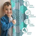 thumbnail image 3 of Blackout Kids Curtains,Boho Bohemia Pioneer Flower Art Childrens Insulated Curtains Set Of 2,Bedroom Essentials,Toddler Room Decor 42"x54"(106x137cm), 3 of 4