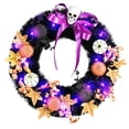 thumbnail image 2 of Puerta de Halloween Guirnalda Puerta Colgante 17.72 pulgadas Decorativo Feliz Halloween Temas Fiesta de miedo Guirnalda de Halloween Decoración de, 2 of 8