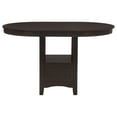 thumbnail image 5 of Lavon Oval 60-inch Extension Counter Dining Table Espresso, 5 of 8