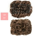 thumbnail image 3 of Lace Front Wigs Human Hair Mega Large Thick Curly Chignon Messy Bun Updo Clip In Hair Extensions As Real, 3 of 4