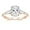 Rose gold, variant on 3CT 925 Sterling Silver Engagement Rings 3-Stone Oval Cut Cubic Zirconia CZ Wedding Promise Rings for Her Wedding Bands for Women Size 3-11