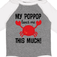 thumbnail image 4 of Inktastic My Poppop Loves Me Boys or Girls Long Sleeve Baby Bodysuit, 4 of 5