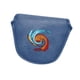 thumbnail image 2 of Funda para cabeza de putter de golf con forro de felpa para la mayoría de putters profesionales. Azul oscuro, 2 of 8