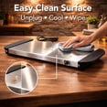 thumbnail image 4 of OVENTE Electric Warming Tray with Adjustable Temperature Control, Compact Food Warmer & Server for Buffets, Parties, Events, and Dinners, Cool-Touch Handles, Stainless Steel, Silver FW170S, 4 of 7
