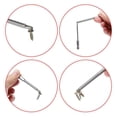 thumbnail image 4 of Riwesomey Juego de 11 puntas de destornillador, herramientas de atornillado con mango Hexagonal, aleación de acero Torx, carpintería, mano de reparación Herramientas eléctricas 100 mm Riwesomey TO001011-02, 4 of 6