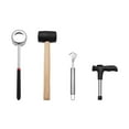 thumbnail image 2 of Juego de 4 piezas de cepillos para pulpa de coco, kit para abrir cáscaras de coco, perforadores prácticos y multifuncionales para hacer cocos,, 2 of 9