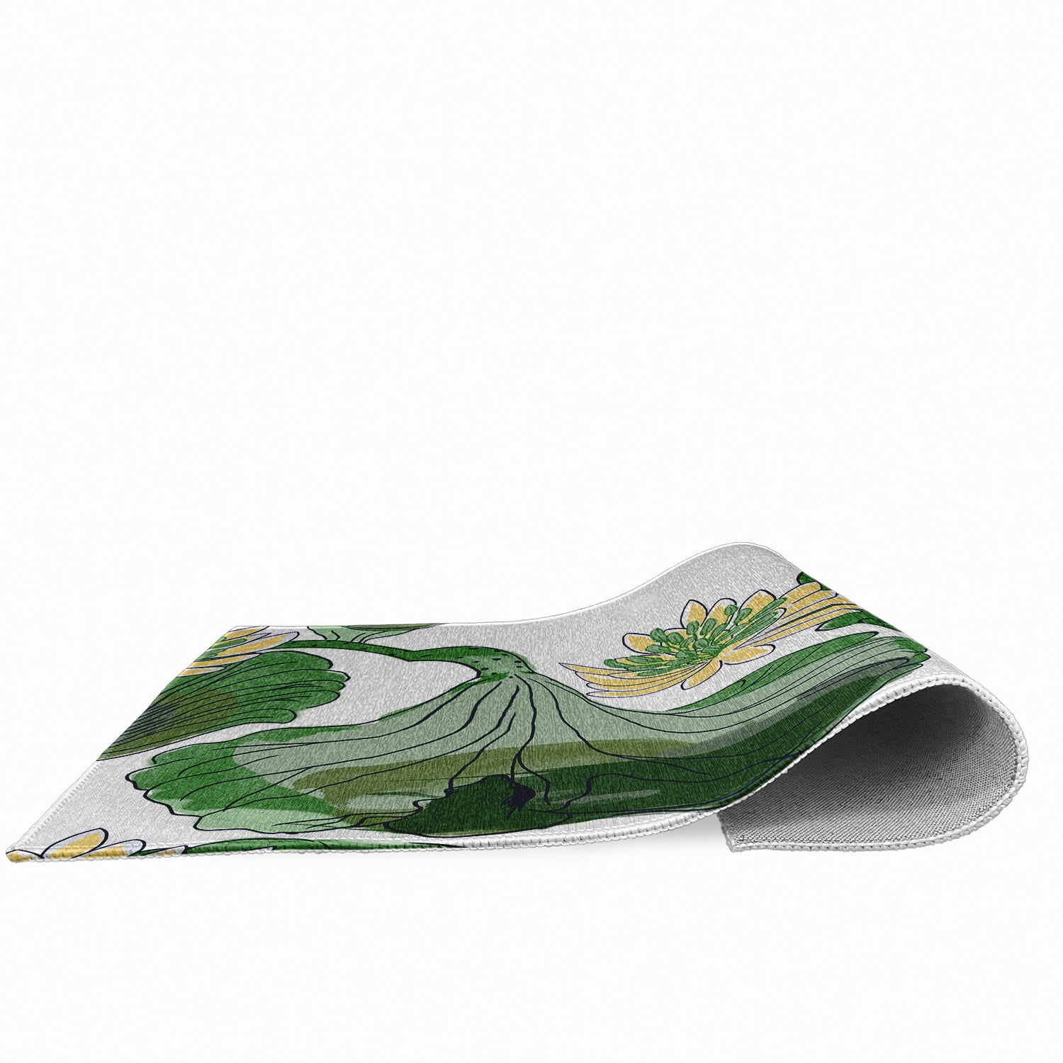 24" 36" Simply Daisy Lotokoi Oriental Chenille Area Rug, Green
