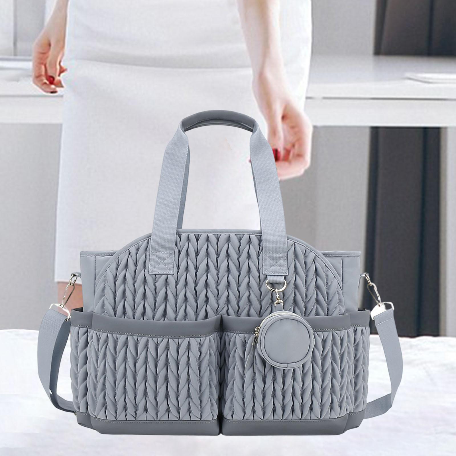 Diaper Bag Tote Baby Changing Bag Versatile Storage Large Capacity for Mom Dad Travel Picnic