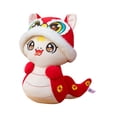 thumbnail image 2 of ZLight Soft And Snuggly Snake Plush Toy Gift For Kids Brighten Up Spring Festival Decoration Snake Stuffed Toy Desktop Cabinet, 2 of 6