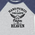 thumbnail image 4 of Inktastic Handpicked for Earth by My Nana in Heaven with Angel Wings Boys or Girls Baby Bodysuit, 4 of 5